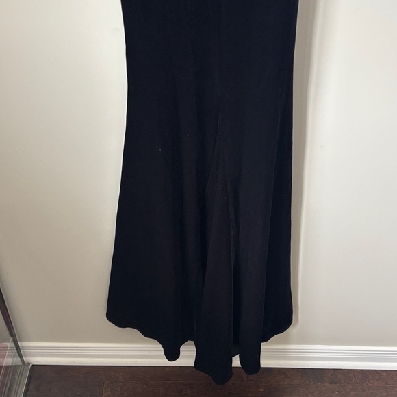 Abyss by abby Elegant Velour Black Long Sleeve Dress size XS - Picture 6 of 9